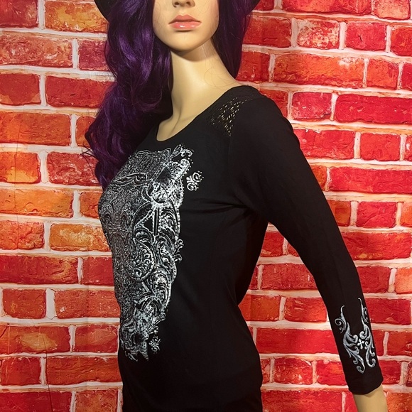 Affliction Women’s T-Shirt - Picture 7 of 12